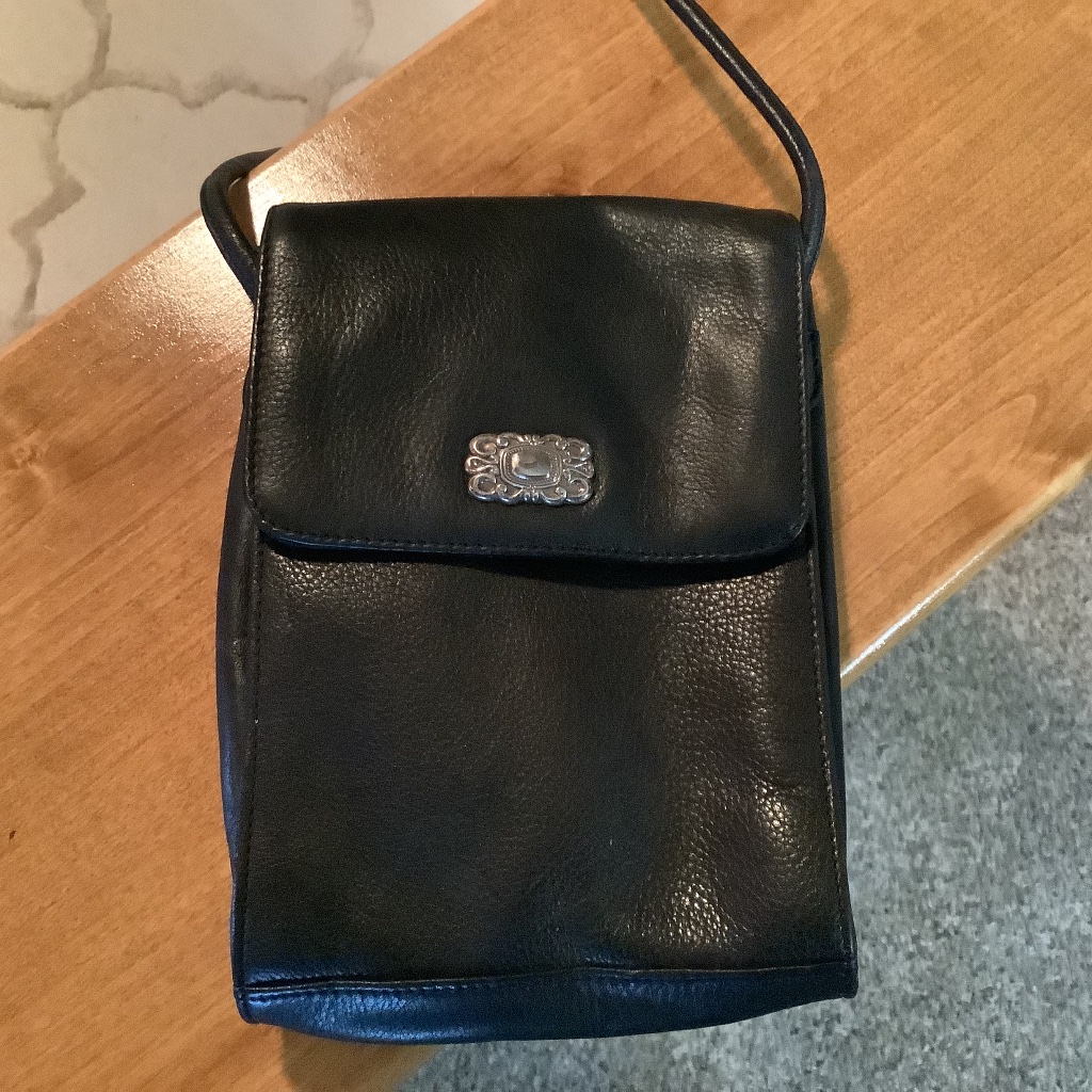 Vintage Fossil Leather Shoulder Bag